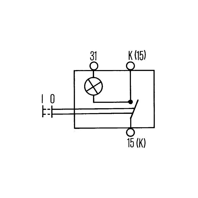 Interrupteur HELLA 6ED 004 778-031 - Visuel 2