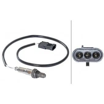 Sonde lambda HELLA OEM 7700101345