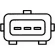 HELLA 6PU 009 110-591 - Capteur d'angle, vilebrequin