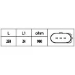 HELLA 6PU 009 146-581 - Capteur d'angle, vilebrequin