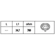 HELLA 6PU 009 146-591 - Capteur d'angle, vilebrequin