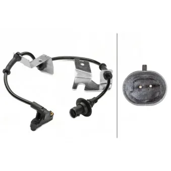 Capteur, vitesse de roue avant droit HELLA 6PU 230 040-021