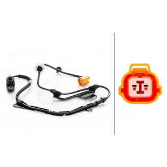 Capteur, vitesse de roue HELLA OEM 57450S84A52