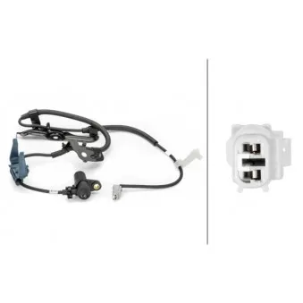 Capteur, vitesse de roue HELLA OEM 8954207030