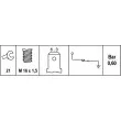 HELLA 6ZF 007 393-001 - Indicateur de pression d'huile