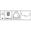 HELLA 6ZF 008 621-091 - Contacteur, feu de recul