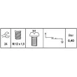 HELLA 6ZL 009 600-021 - Indicateur de pression d'huile