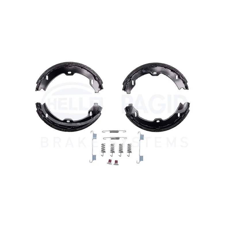 Jeu de mâchoires de frein, frein de stationnement HELLA 8DA 355 050-781 - Visuel 1