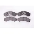 HELLA 8DB 355 005-371 - Jeu de 4 plaquettes de frein avant