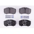 HELLA 8DB 355 005-381 - Jeu de 4 plaquettes de frein arrière