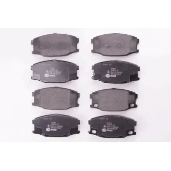 Jeu de 4 plaquettes de frein avant HELLA OEM MK328619