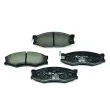 Jeu de 4 plaquettes de frein avant HELLA [8DB 355 005-621]