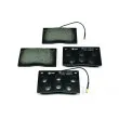 Jeu de 4 plaquettes de frein avant HELLA [8DB 355 005-931]