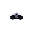 HELLA 8DB 355 006-011 - Jeu de 4 plaquettes de frein avant