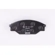 HELLA 8DB 355 006-121 - Jeu de 4 plaquettes de frein avant