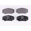 HELLA 8DB 355 006-151 - Jeu de 4 plaquettes de frein avant