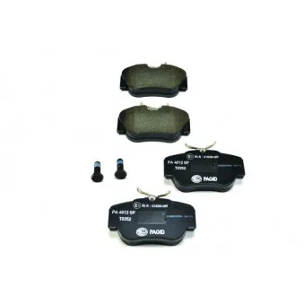 Jeu de 4 plaquettes de frein avant HELLA OEM A0024200220