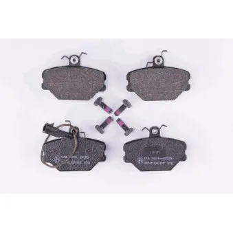 Jeu de 4 plaquettes de frein avant HELLA OEM 5888781