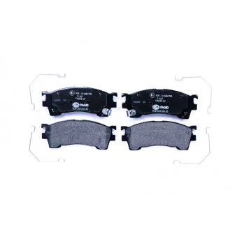 Jeu de 4 plaquettes de frein avant HELLA OEM CBY13323ZC