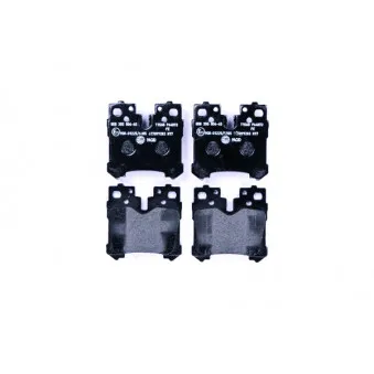 Jeu de 4 plaquettes de frein arrière HELLA 8DB 355 006-651 pour LEXUS LS 600h AWD - 445cv