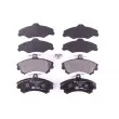 HELLA 8DB 355 006-701 - Jeu de 4 plaquettes de frein avant