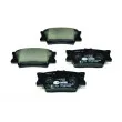 HELLA 8DB 355 006-881 - Jeu de 4 plaquettes de frein arrière