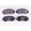 Jeu de 4 plaquettes de frein avant HELLA [8DB 355 007-121]
