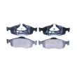 HELLA 8DB 355 007-641 - Jeu de 4 plaquettes de frein avant