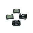 HELLA 8DB 355 007-671 - Jeu de 4 plaquettes de frein arrière