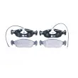 HELLA 8DB 355 007-711 - Jeu de 4 plaquettes de frein avant