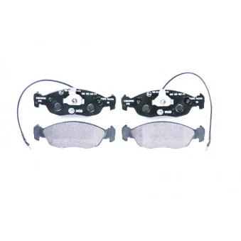 Jeu de 4 plaquettes de frein avant HELLA OEM 425188