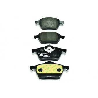 Jeu de 4 plaquettes de frein avant HELLA OEM 4D0698151A