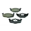 HELLA 8DB 355 007-911 - Jeu de 4 plaquettes de frein avant