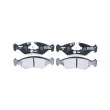HELLA 8DB 355 008-051 - Jeu de 4 plaquettes de frein avant