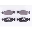 HELLA 8DB 355 008-291 - Jeu de 4 plaquettes de frein avant