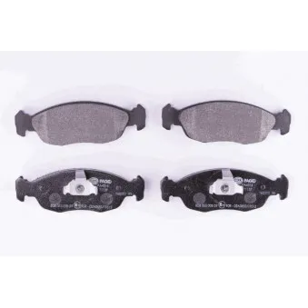 Jeu de 4 plaquettes de frein avant HELLA OEM 425482