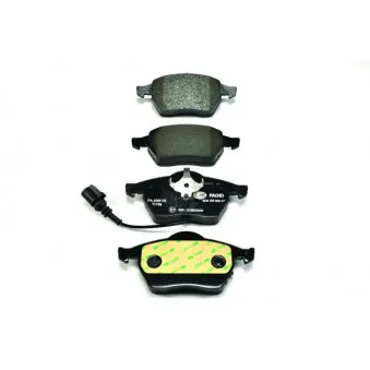 Jeu de 4 plaquettes de frein avant HELLA OEM 8N0698151C