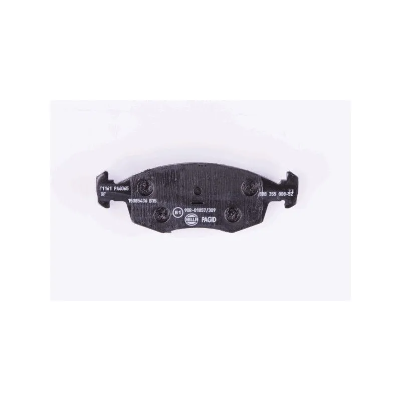 Jeu de 4 plaquettes de frein avant HELLA 8DB 355 008-521 - Visuel 2