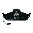 HELLA 8DB 355 008-661 - Jeu de 4 plaquettes de frein avant