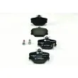 HELLA 8DB 355 008-721 - Jeu de 4 plaquettes de frein avant
