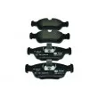HELLA 8DB 355 008-741 - Jeu de 4 plaquettes de frein avant