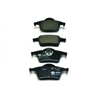 Jeu de 4 plaquettes de frein arrière HELLA 8DB 355 008-871 pour VOLVO V70 2.4 Bifuel - 140cv