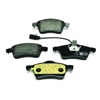 Jeu de 4 plaquettes de frein avant HELLA OEM 7D0698151D