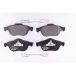 HELLA 8DB 355 009-101 - Jeu de 4 plaquettes de frein avant