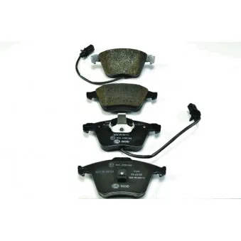 Jeu de 4 plaquettes de frein avant HELLA OEM 4b0698151ad