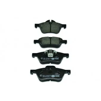 Jeu de 4 plaquettes de frein avant HELLA OEM 6761287