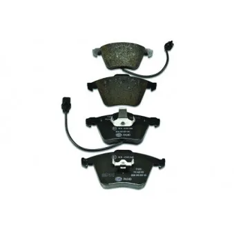 Jeu de 4 plaquettes de frein avant HELLA OEM 4E0698151F