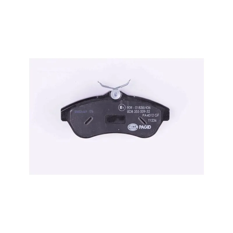 Jeu de 4 plaquettes de frein avant HELLA 8DB 355 009-321 - Visuel 2