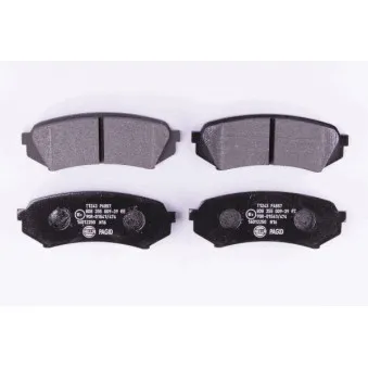 Jeu de 4 plaquettes de frein arrière HELLA OEM 0446660030