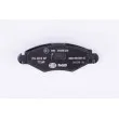 HELLA 8DB 355 009-411 - Jeu de 4 plaquettes de frein avant